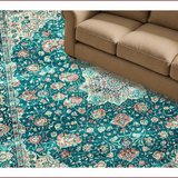Vintage Teal Medallion Aesthetic(Blue)