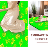 Lively Floral Inspired Decor(Green)