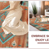 Vibrant Tribal Distressed Composition(Orange)