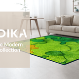 Modern Artistic Moss Textural Contrast(Green)