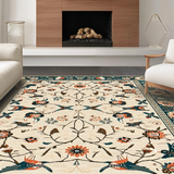Charming Rustic Bird Motif(Beige)