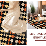 Chic Diamond Geometric Motif(Black)