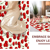 Vibrant Retro Floral Motif(Red)