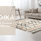 Modern Earthy Medallion Style(Beige)