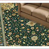 Luxurious Green Medallion Design(Green)