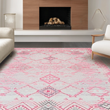 Delicate Lattice Design with Fuzz(Pink)