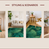 Tropical Leafy Oasis Aesthetic(Green)