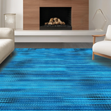 Vibrant Electric Guitar Motif(Blue)
