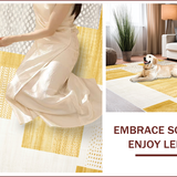 Elegant Gold Toned Abstract Motif(Yellow)