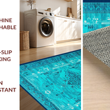 Luxurious Vibrant Geometric Palette(Blue)