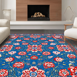 Dynamic Multicolored Lattice Inspired Layout(Blue)