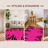 Lively Pink and Black Contrast(Pink)