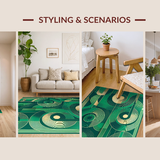 Abstract Tiled Motif(Green)