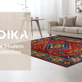 Luxurious Colorful Woven(Red)