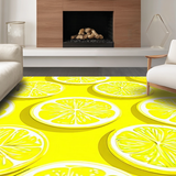 Sunny Whimsical Patterned Mat(Yellow)