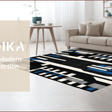 Rustic Farmhouse Zebra Skin Style(Blue)
