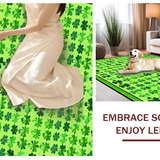 Earthy Tones Irish Heritage Floor Covering(Green)