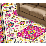 Vibrant Ethnic Floral Arrangement(White)