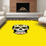 Striking Halloween Skeleton Motif(Yellow)