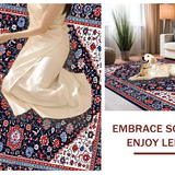 Elegant Floral Blue Tones(Blue)