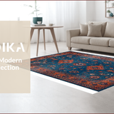 Classic Medallion Earthy Tones(Blue)