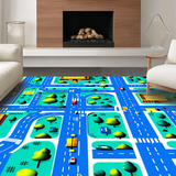 Interactive Colorful City Layout(Blue)