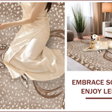 Antelope Print Beige Kitchen Runner(Beige)