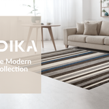 Artisanal Tone Striped Motif(Gray)