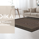 Modern Symmetrical Tiled Composition(Brown)