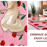 Vibrant Cheerful Nature Print(Pink)
