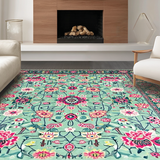 Chic Abstract Floral Geometry(Ivory)