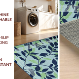 Whimsical Navy Floral Motif(Blue)
