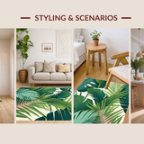 Stylish Nature Inspired Bath Decor(Green)