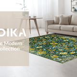 Minimalist Subdued Trellis Texture(Green)