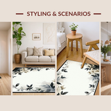 Artful Rustic Leaf Print(Beige)