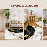 Modern Luxe Marble Artistry(Black)