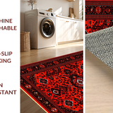 Sophisticated Retro Circular Design Flair(Red)