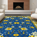 Playful Brightly Colored Ogee Style(Blue)