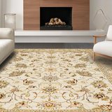 Luxurious Traditional Floral Artwork(Beige)