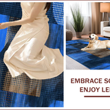 Contemporary Multi Tonal Geometric Style(Blue)
