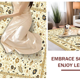 Classic Medallion Symmetrical Arrangement(Beige)