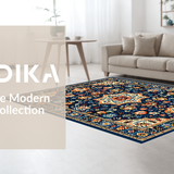 Charming Eclectic Medallion Touch(Blue)