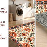 Vibrant Abstract Floral Design(Ivory)