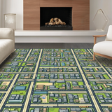 Dynamic Blue Green Streetscape(Gray)