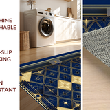 Sophisticated Ogee Blue Touch(Blue)