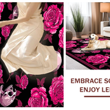 Striking Black and Pink Design(Black)