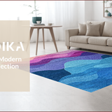 Modern Ombre Purple Blue(Blue)