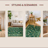 Elegant Moss Tone Botanical Design(Green)