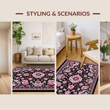 Charming Vintage Blossom Look(Black)