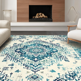 Minimalist Cream and Teal Contrast(Blue)